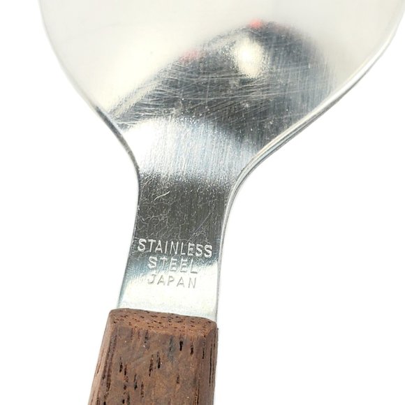 VTG Rostfrei Style Salad Serving Set Fork Spoon MCM Modern Scandinavian Dining - Picture 4 of 4